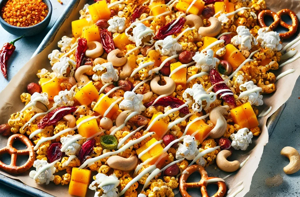 Spicy Mango Habanero Popcorn Trail Mix