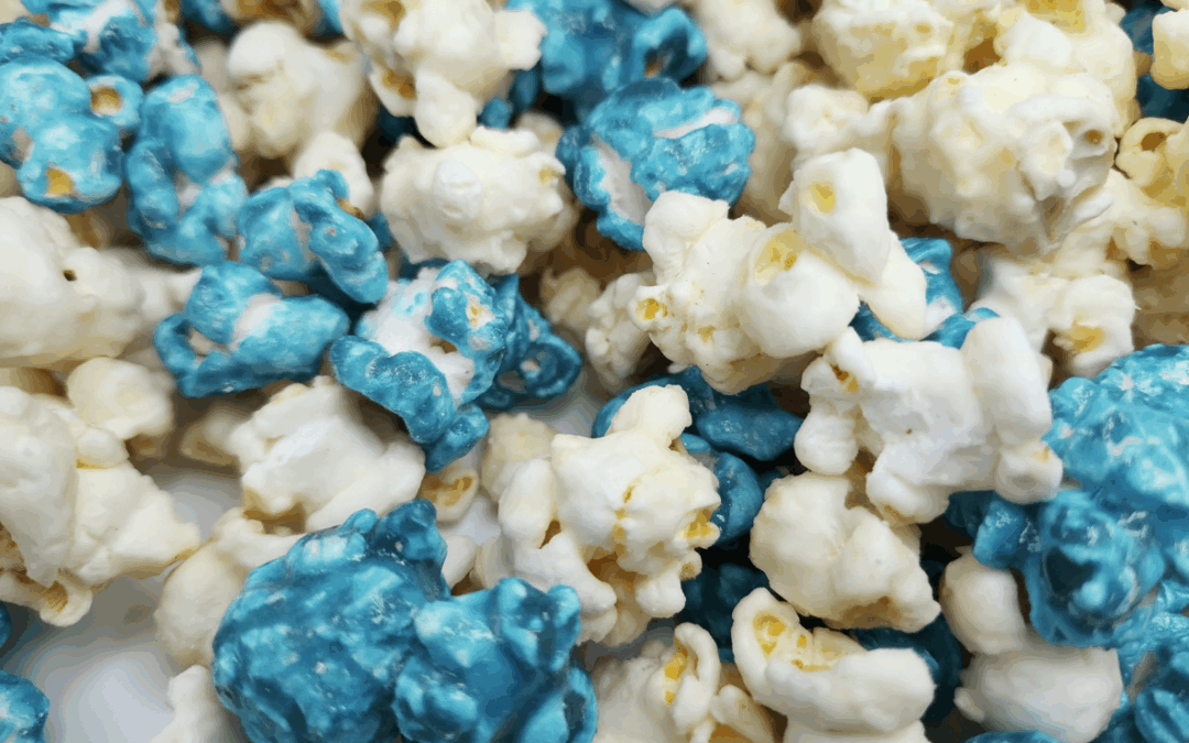 A Cosmic Winter Snack: Blue Raspberry Sherbet Kernelz™ Arrives