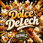 Dulce Delech Kernelz Gourmet Popcorn Flavor Logo