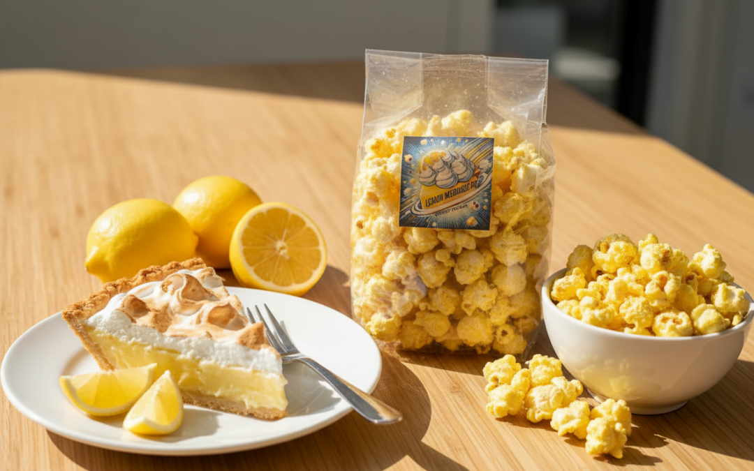 Behind the Flavorz: Lemon Meringue Pie Kernelz™ — Aunt Shell, Family Functions, and That Sweet-Tang Bite