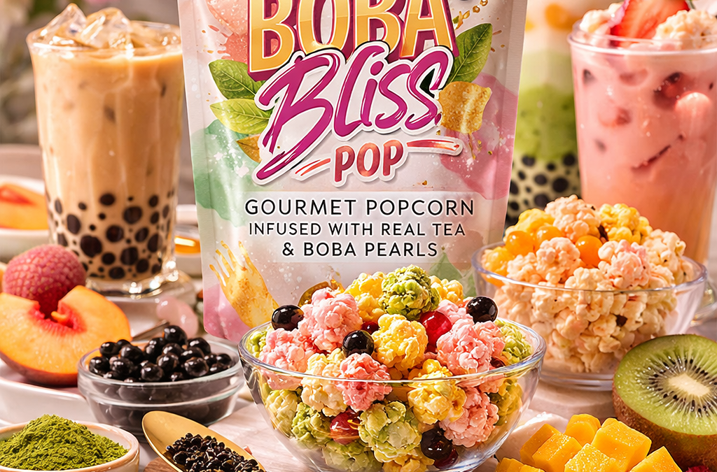Boba Bliss Pop: A Summer Kernelz™ Collection Bursting With Matcha, Mango, Lychee & Mall-Memory Magic